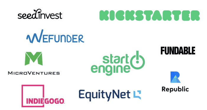 Crowdfunding platforms